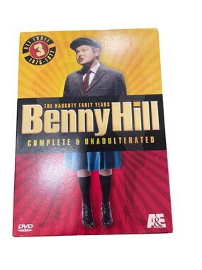 Benny Hill The Naughty Years vintage complete 3 dvd set SKU 10-262